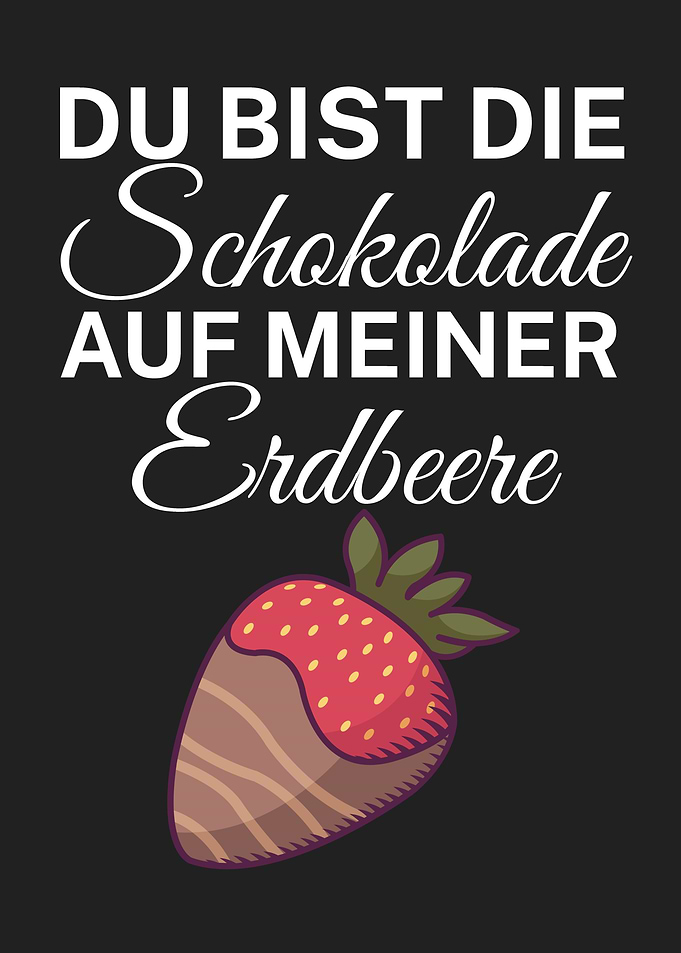 Schokolade Erdbeere