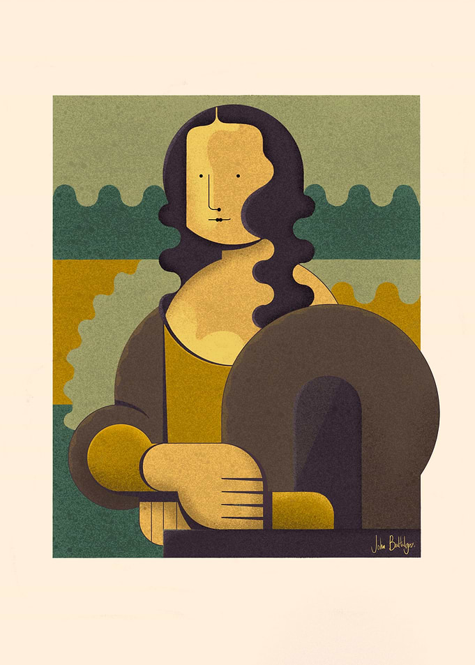 Abstract Mona Lisa