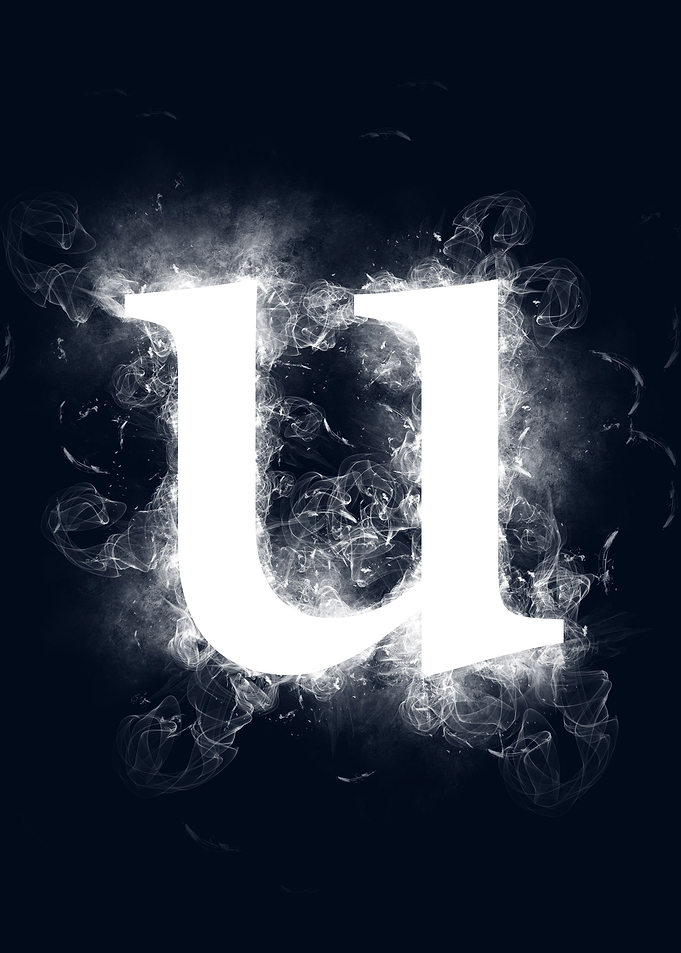 u small letter smoky