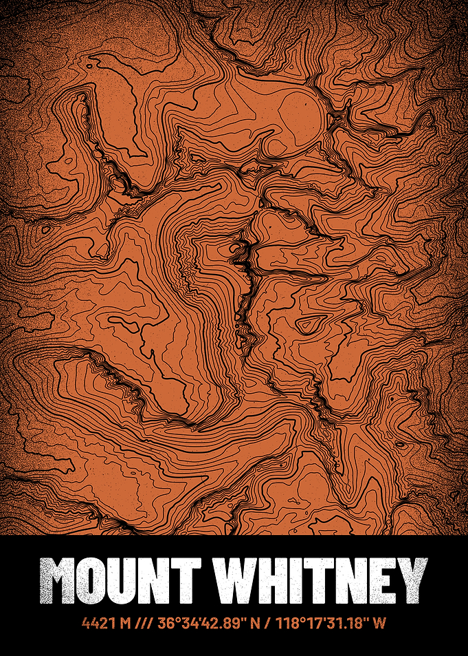 Mount Whitney Topo Map