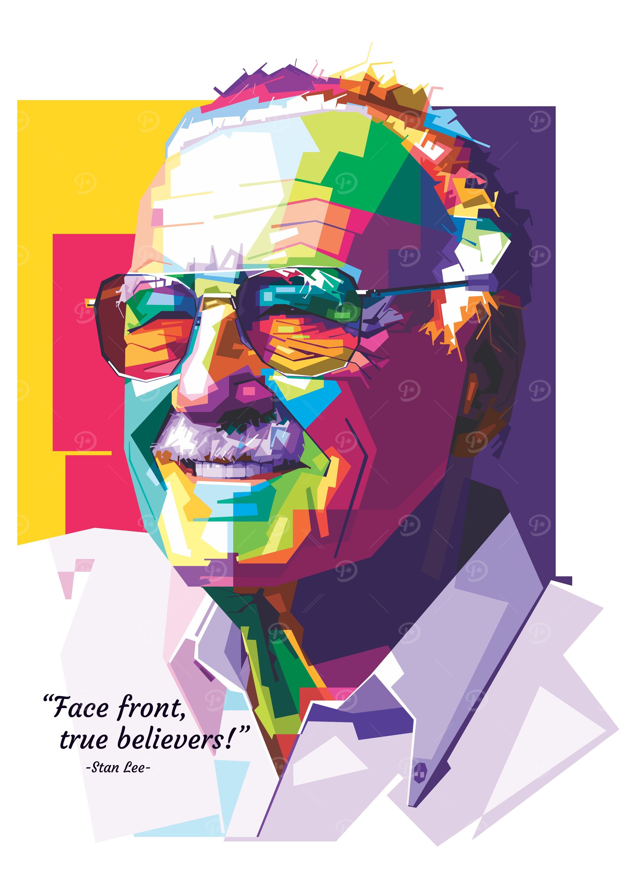 Stan Lee Popart Style