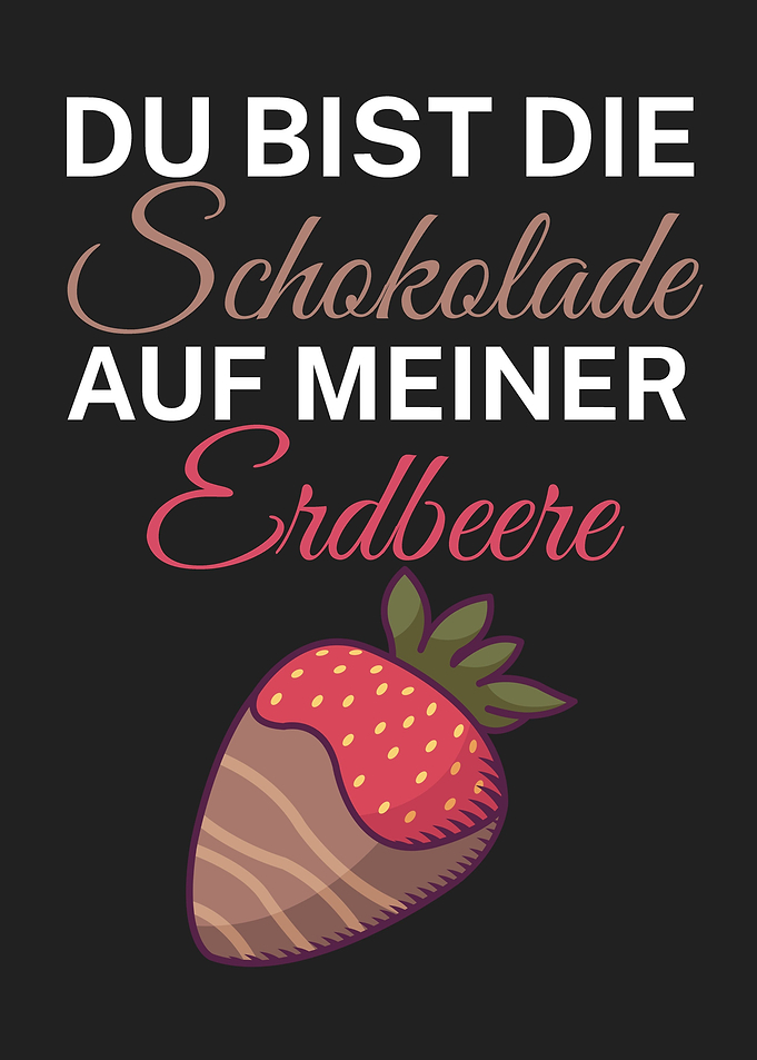 Schokolade Erdbeere