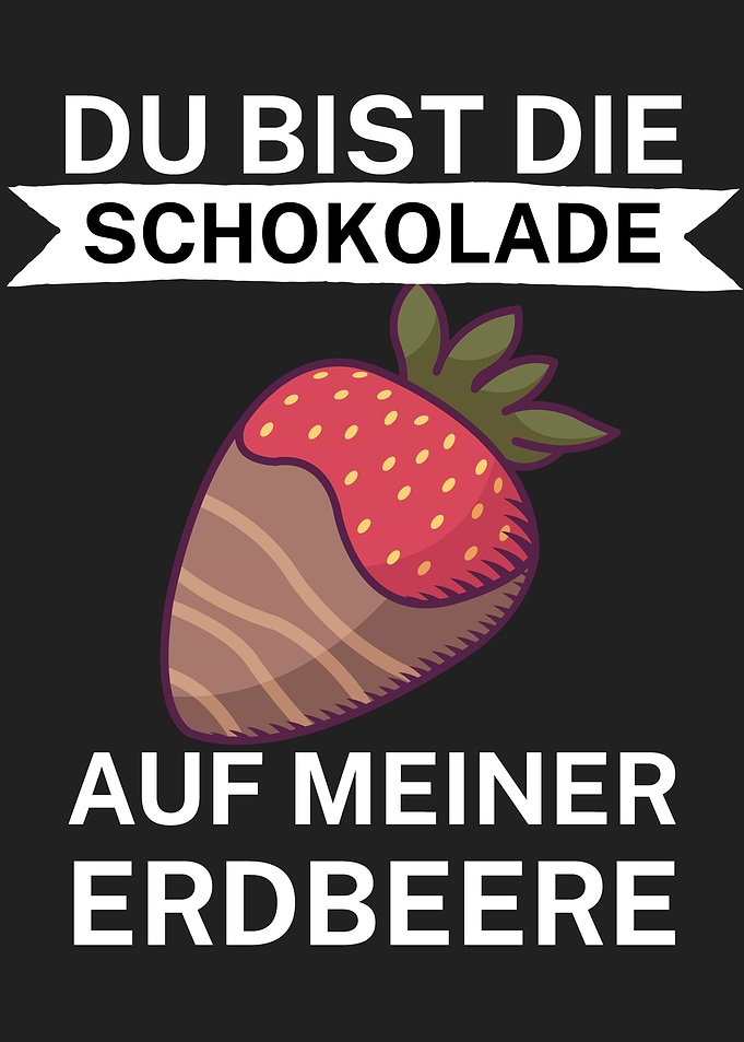 Schokolade Erdbeere