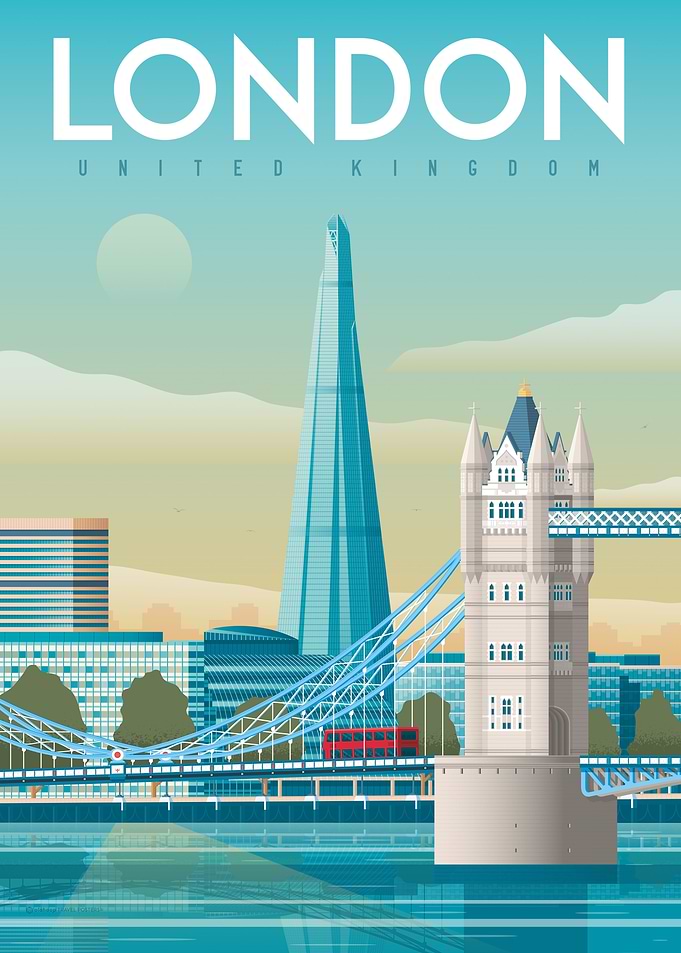 London Travel Poster