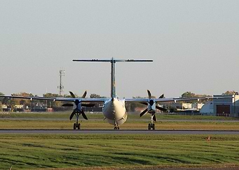 Dash8 in Sunset