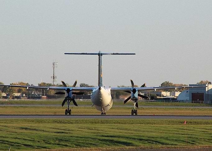 Dash8 in Sunset