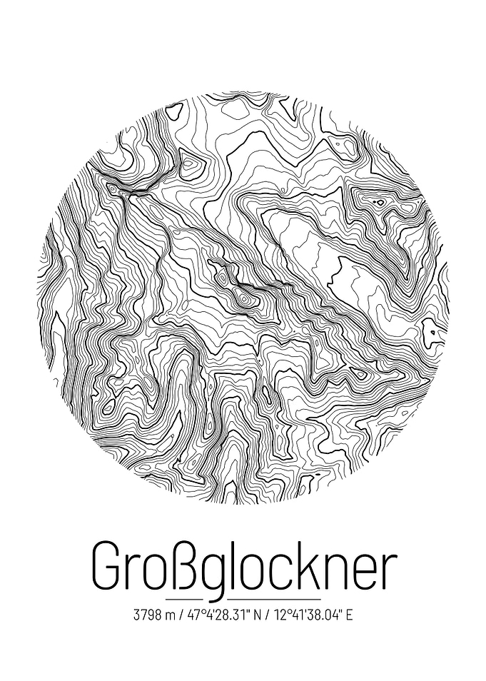 Grossglockner Topo Map
