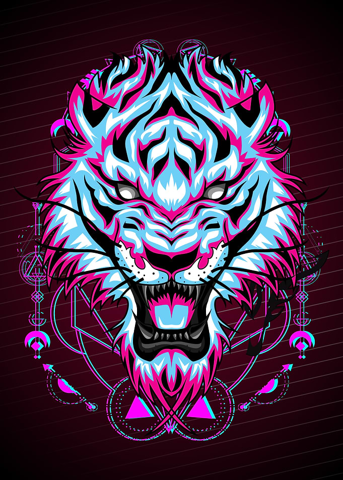 TIGER HEAD GLITCH