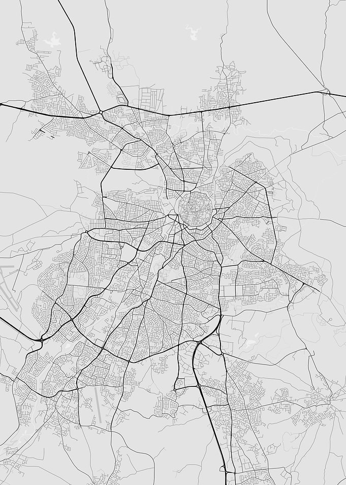 Nicosia Cyprus Map