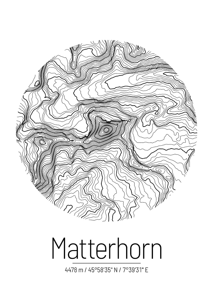 Matterhorn Topographic Map