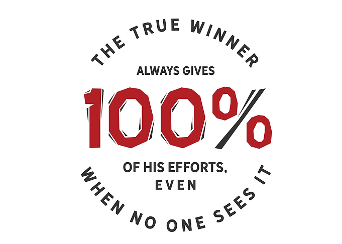 The true winner