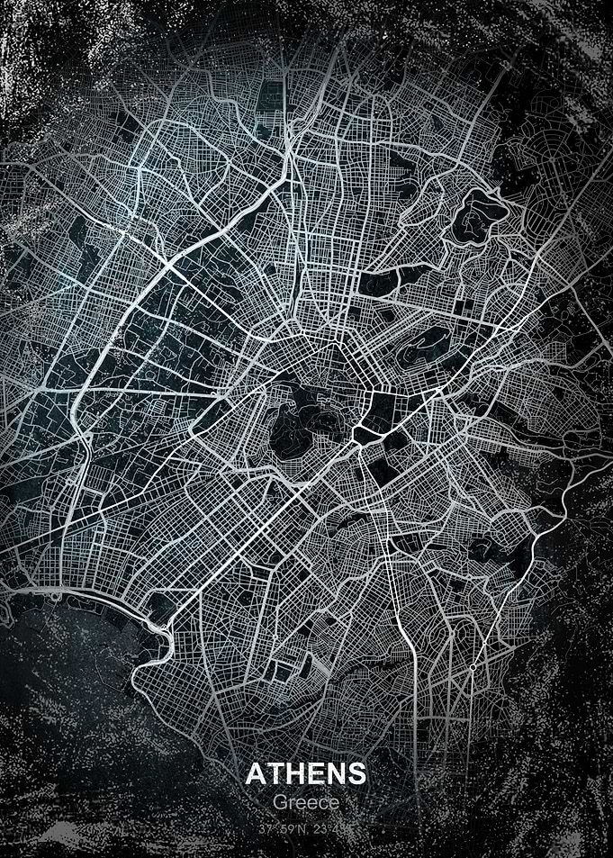 athens chalk map