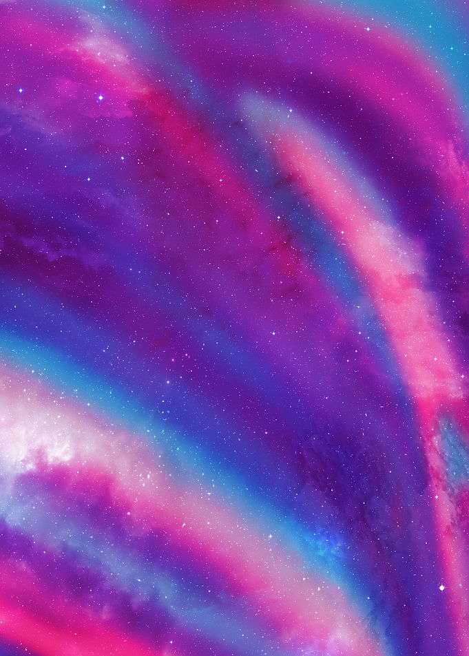 Luminescent neon space art