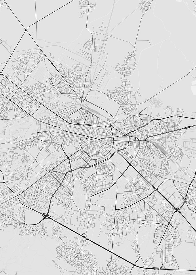 Sofia Bulgaria Map