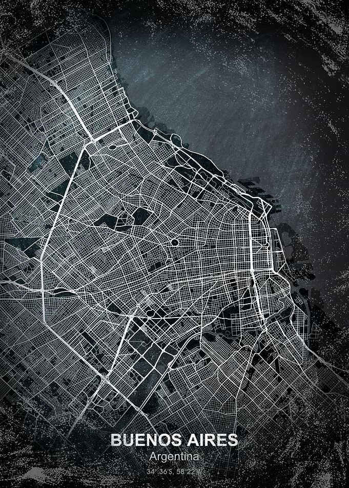 buenos aires chalk map