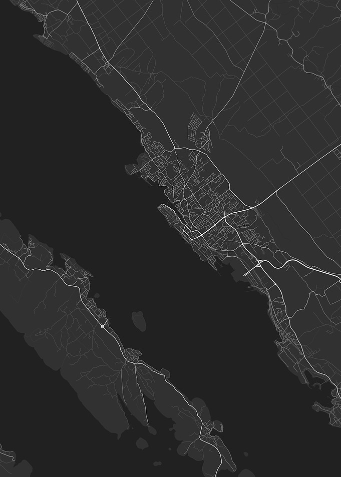 Zadar Croatia Map