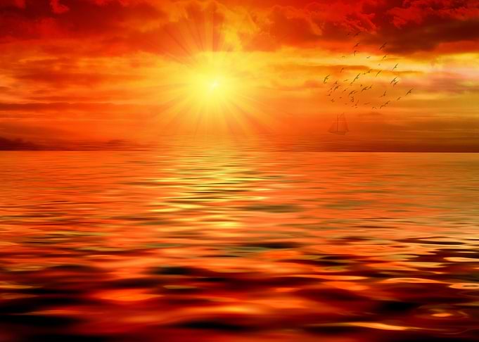 Sunset Ocean Sail