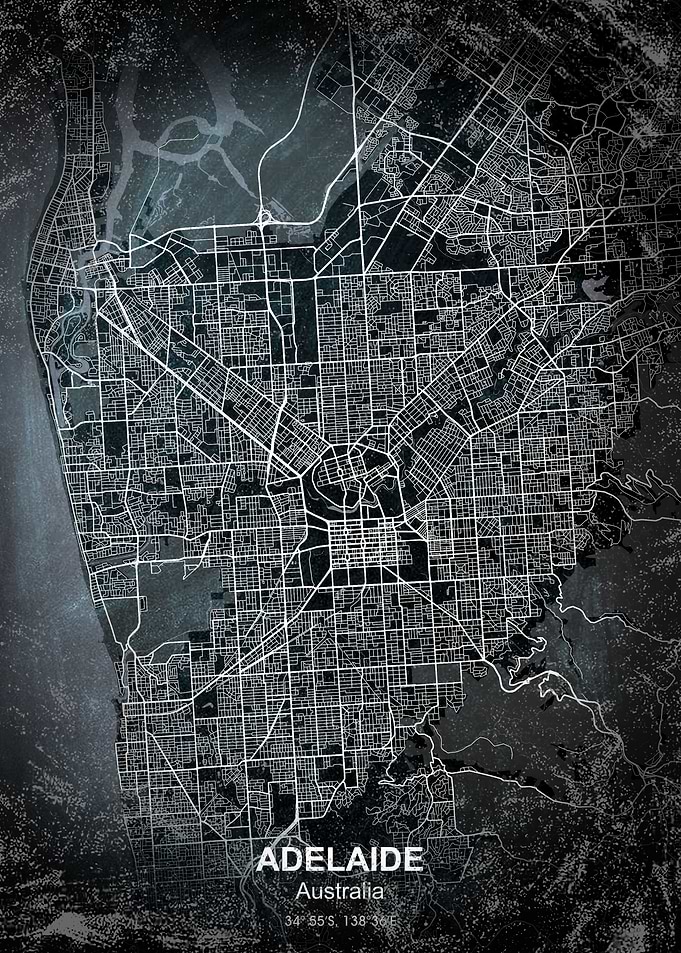 adelaide chalk map