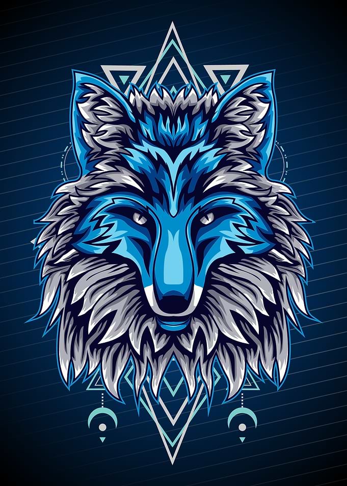 ICE FOX GEOMETRIC