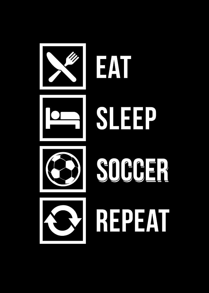 Eat Sleep Soccer Repeat