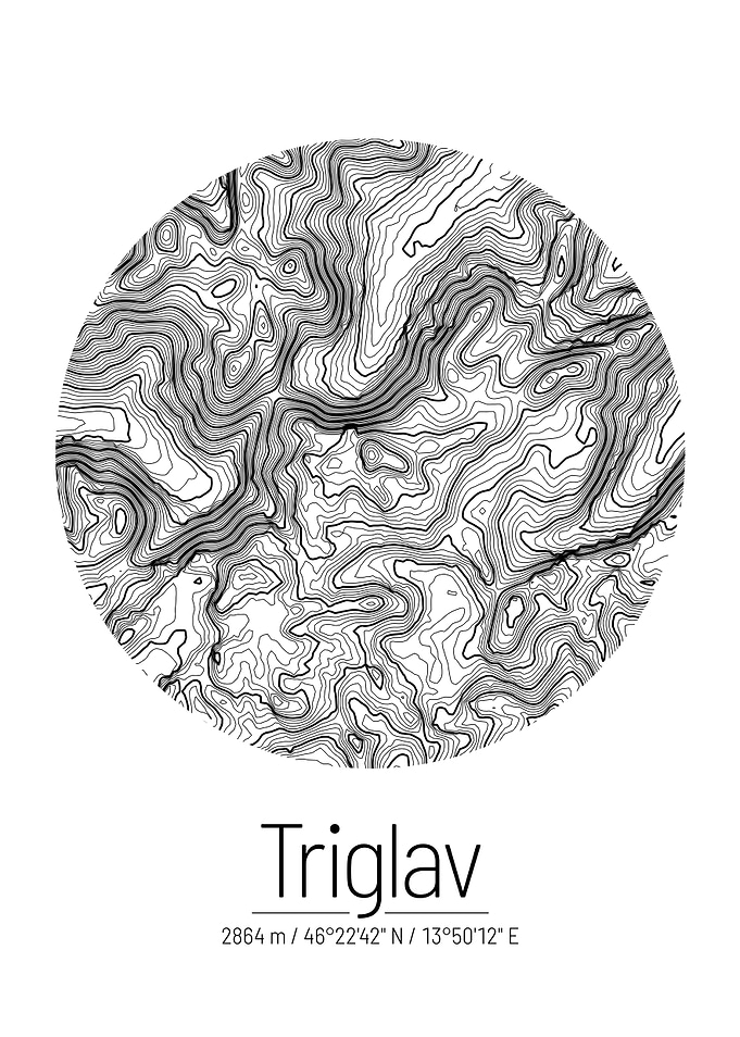 Triglav Topographic Map