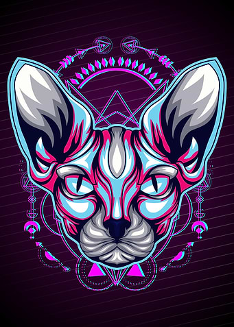 GLITCH SPHYNX CAT