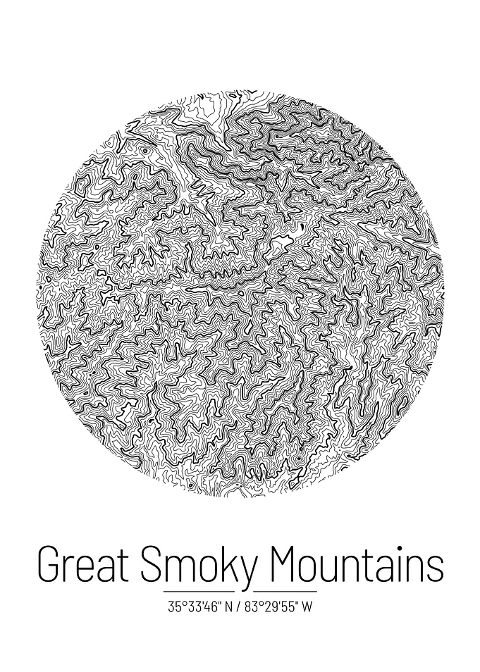 Great Smoky Mountains Map