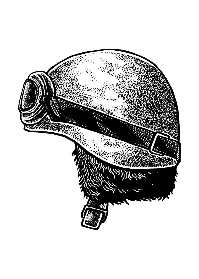 Racer helmet art 4
