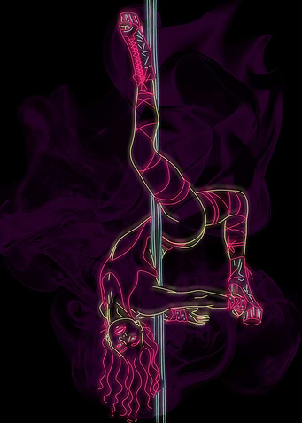 Sexy Exotic Poledancer 2