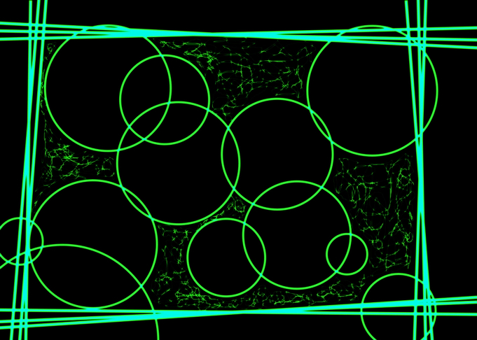 Abstract Neon Green