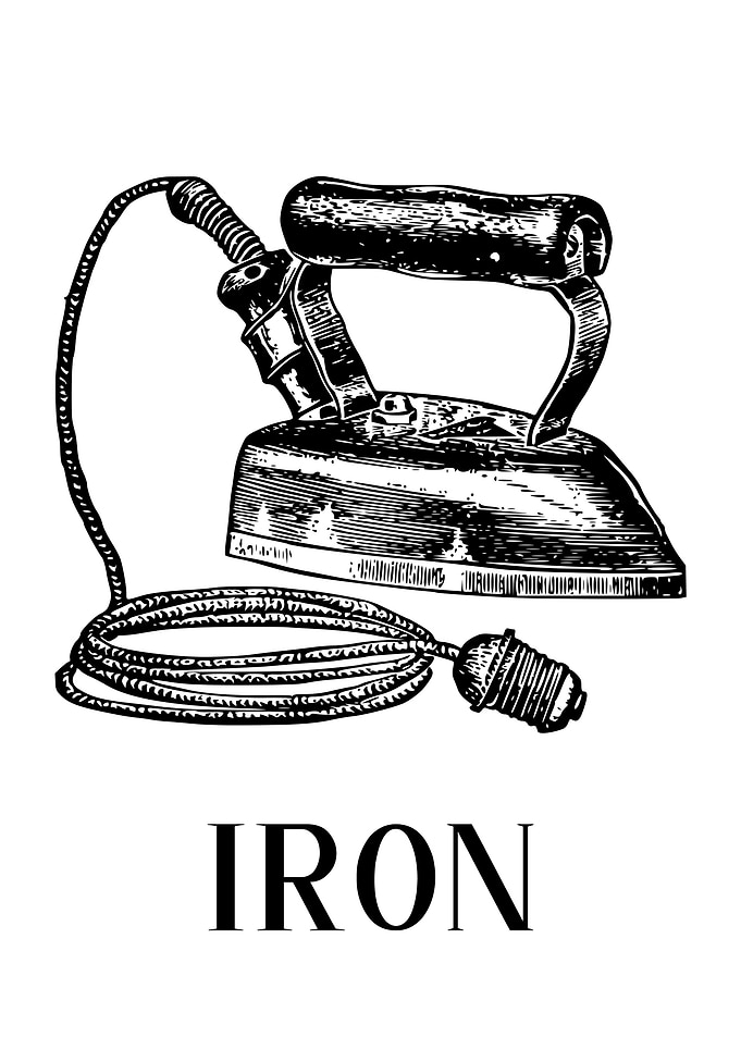 Laundry Vintage Iron Cord