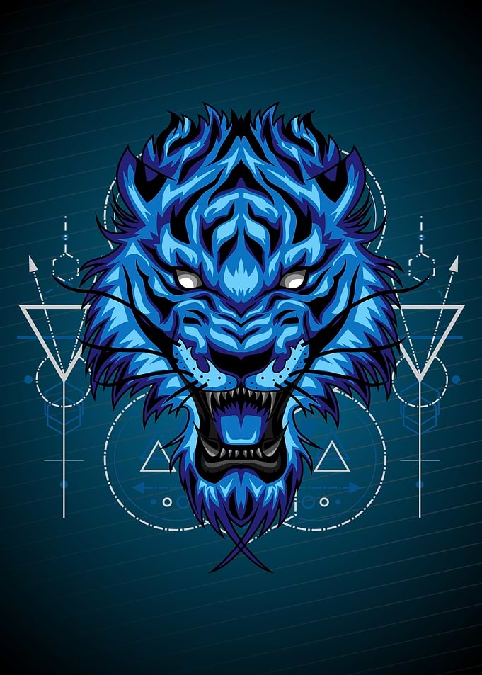 TIGER HEAD RETRO