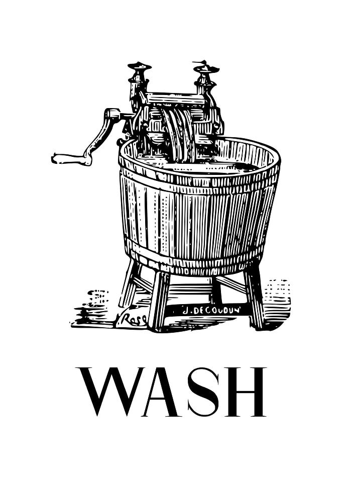 Laundry Vintage Wash Basin