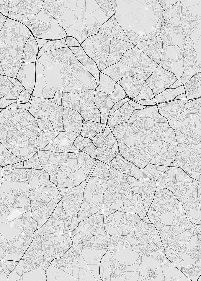 Birmingham England Map