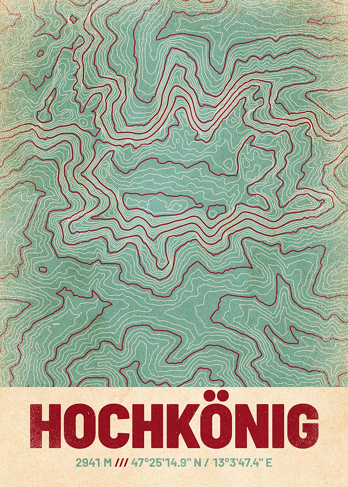 Hochkoenig Topographic Map