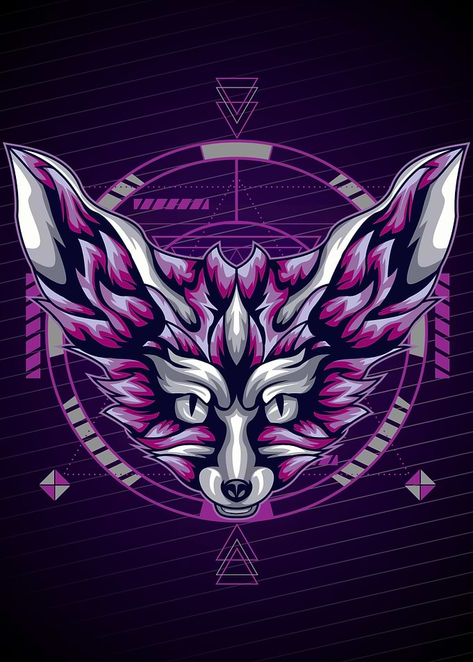 FOX GEOMETRIC ART