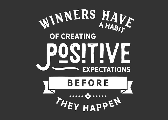 Winners have a habit
