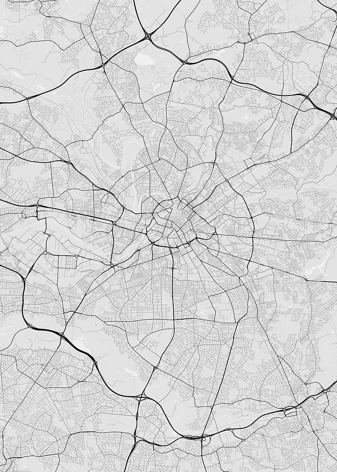 Manchester England Map