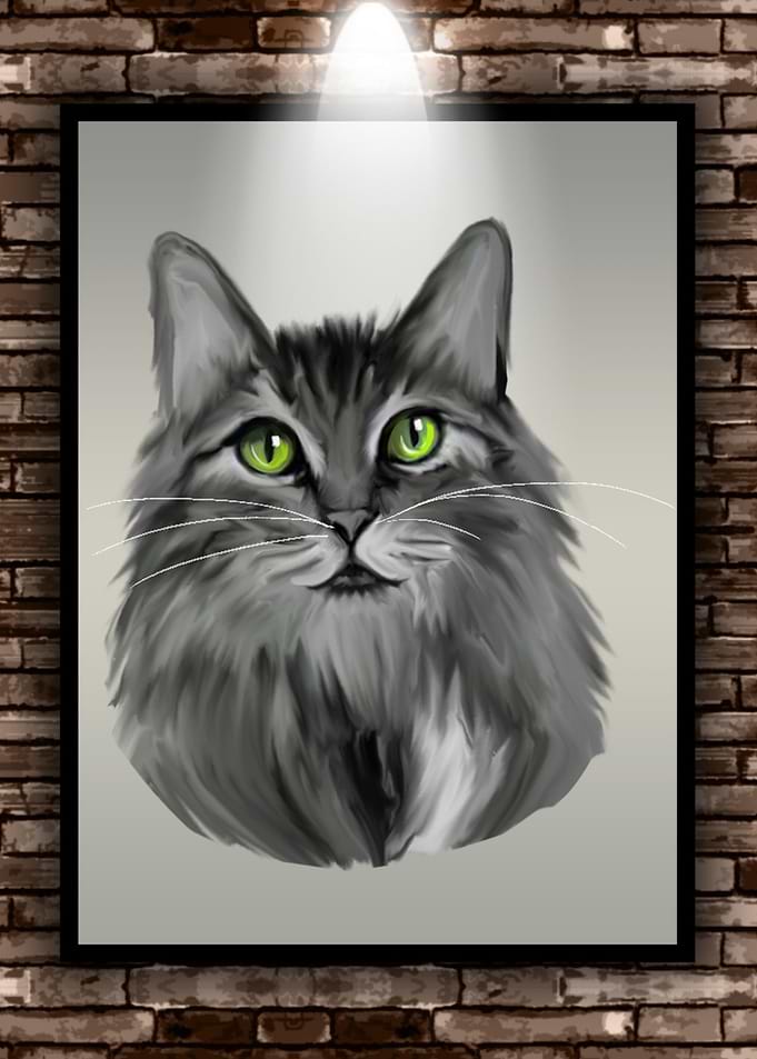 Cat Face Portrait