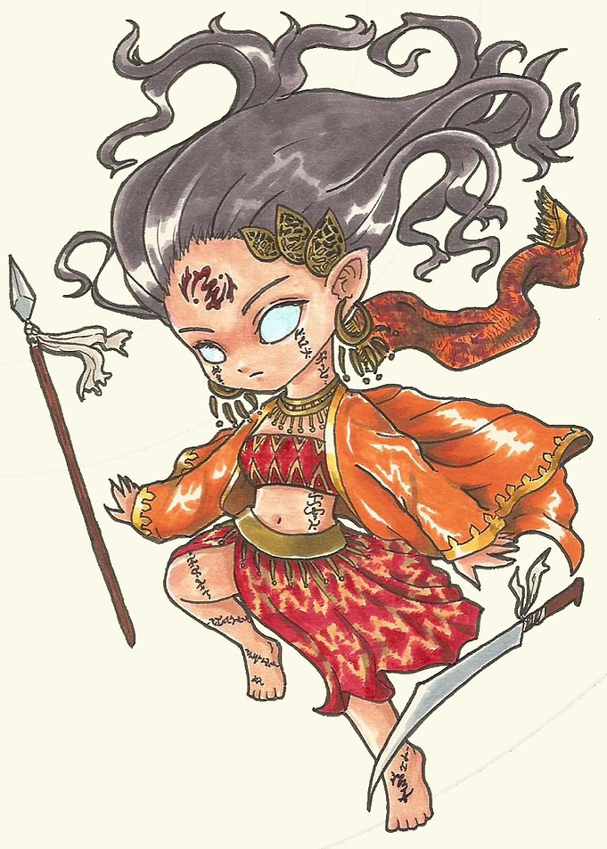 Ancient Filipina Warrior