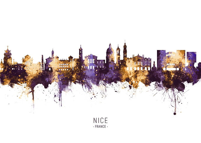 Nice Skyline France
