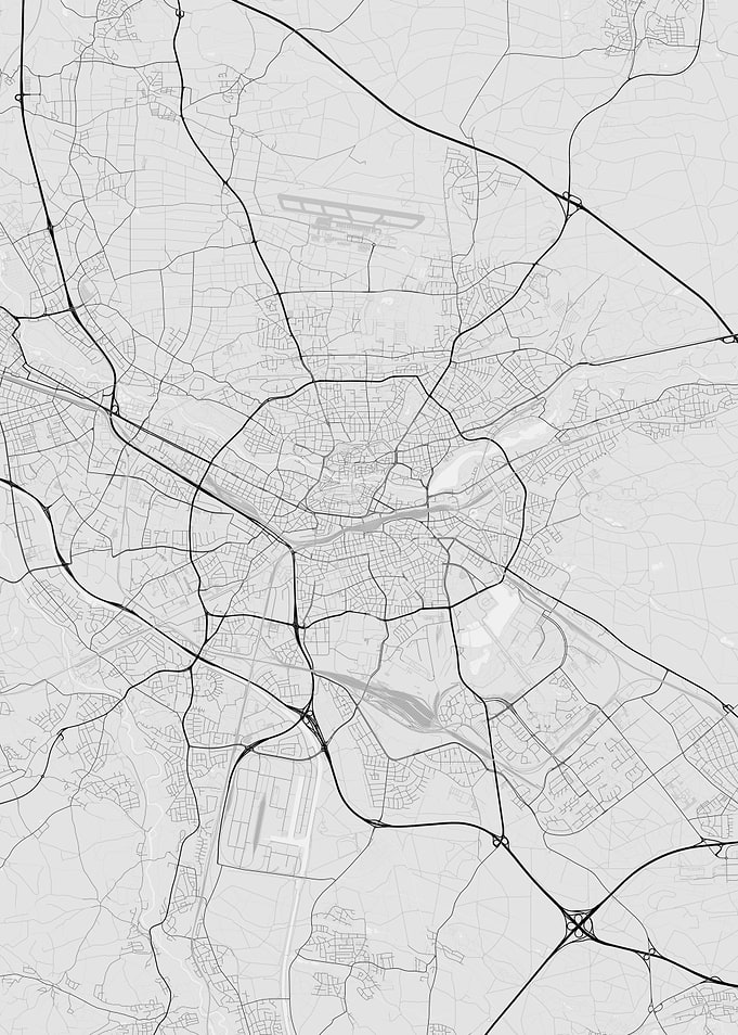 Nurnberg Germany Map