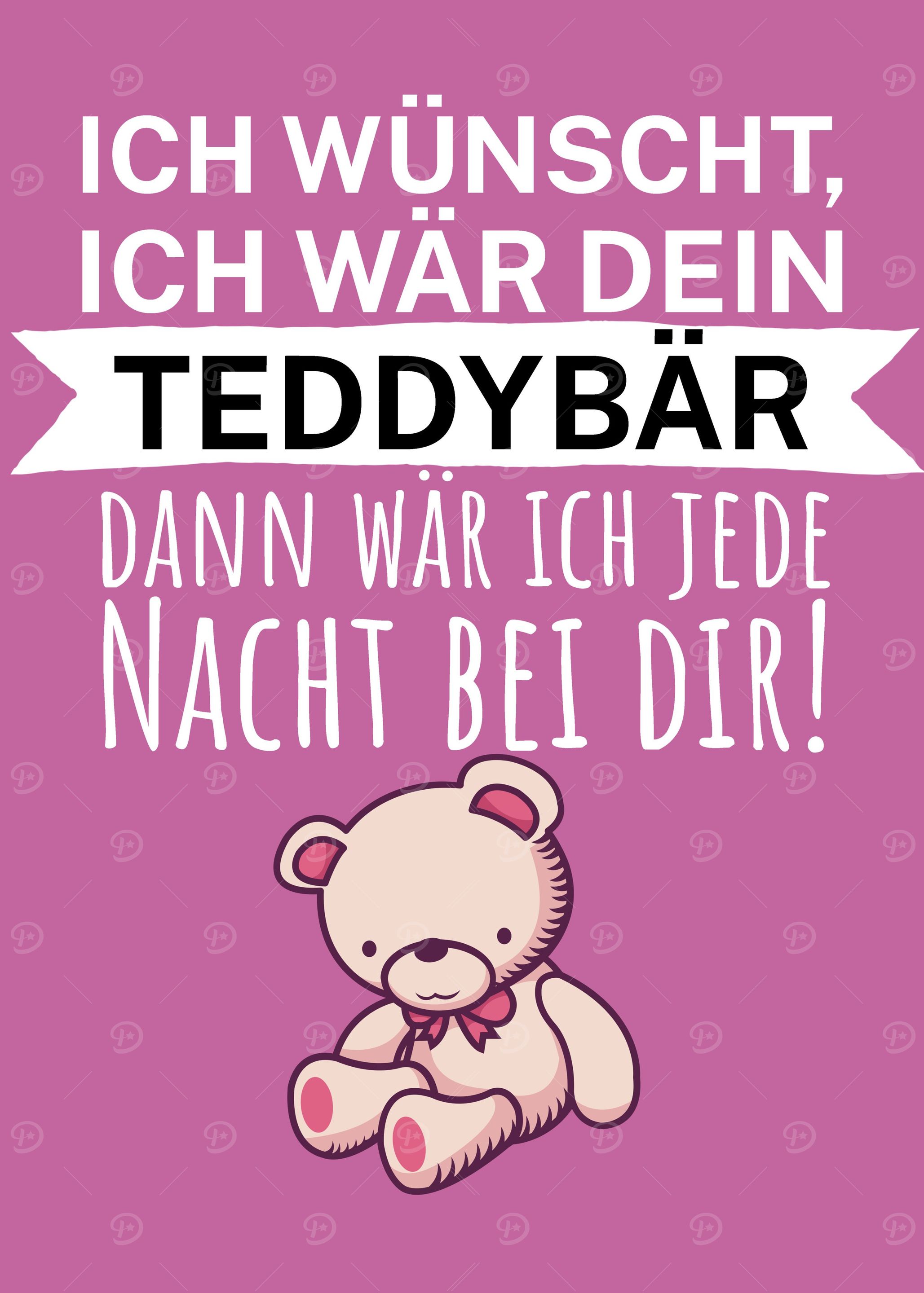 Teddy jede Nacht bei dir