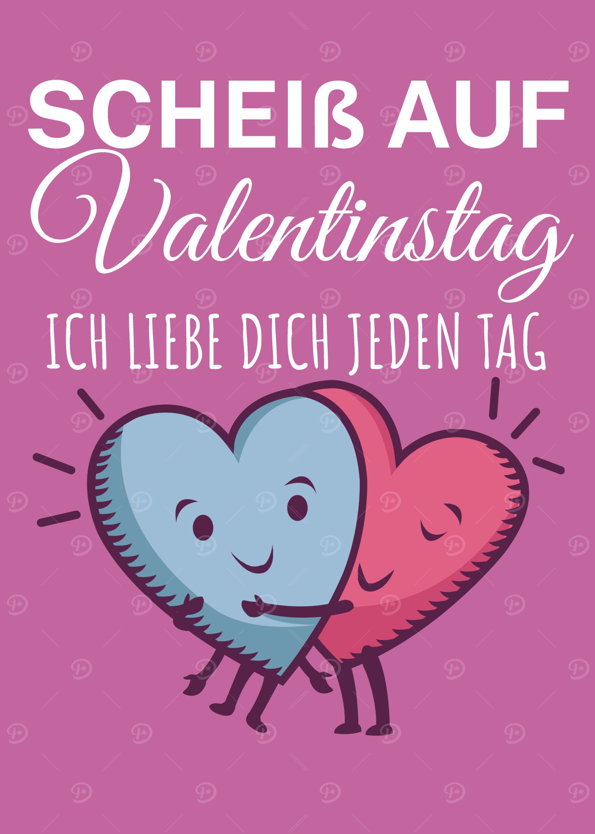 Valentins Liebe Jeden Tag