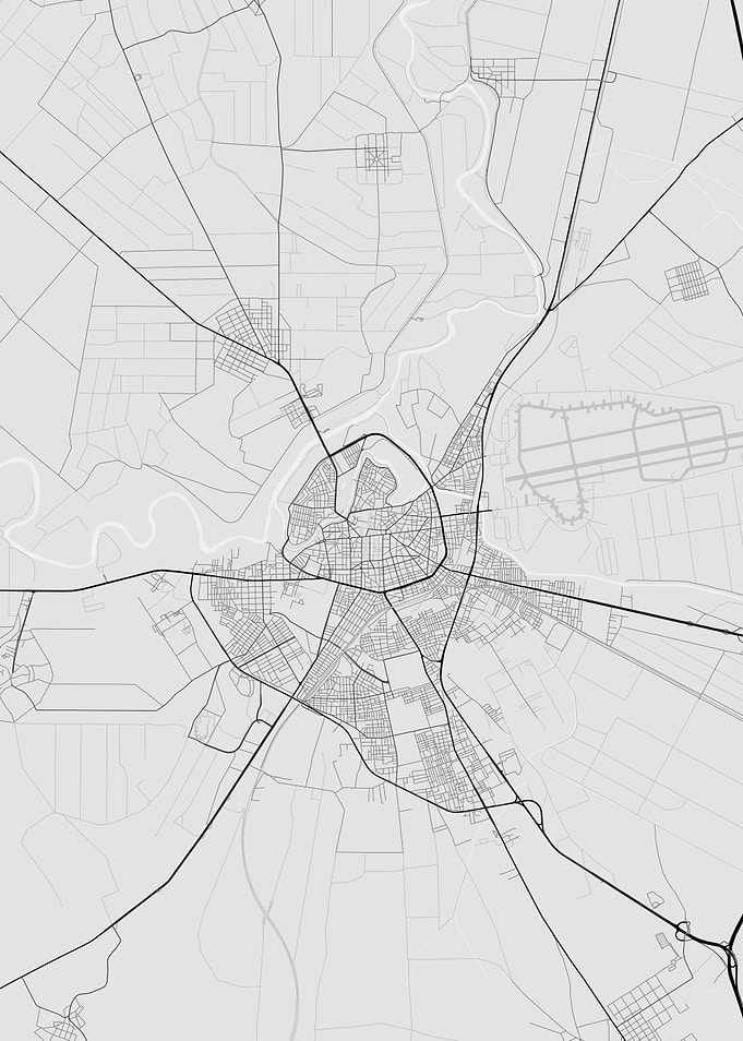 Larissa Greece Map