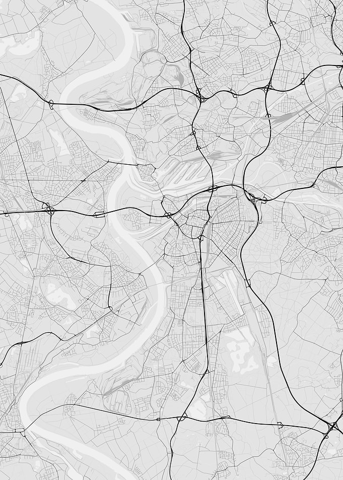Duisberg Germany Map