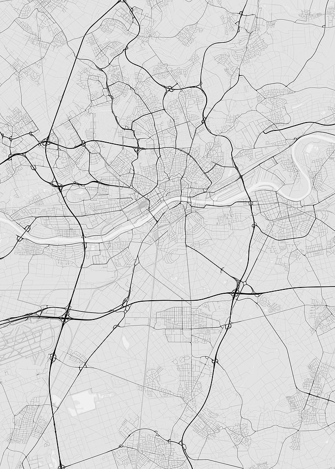 Frankfurt Germany Map