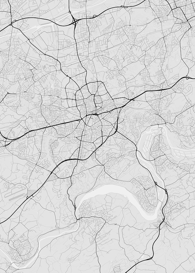 Essen Germany Map