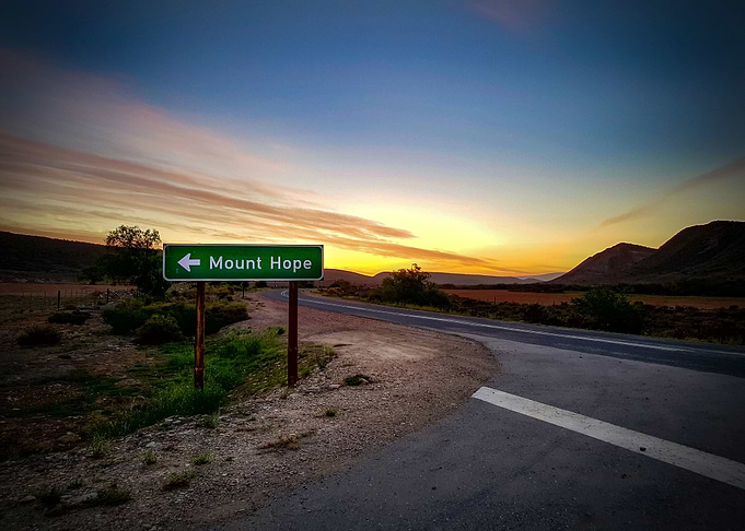Sunset in South Africa