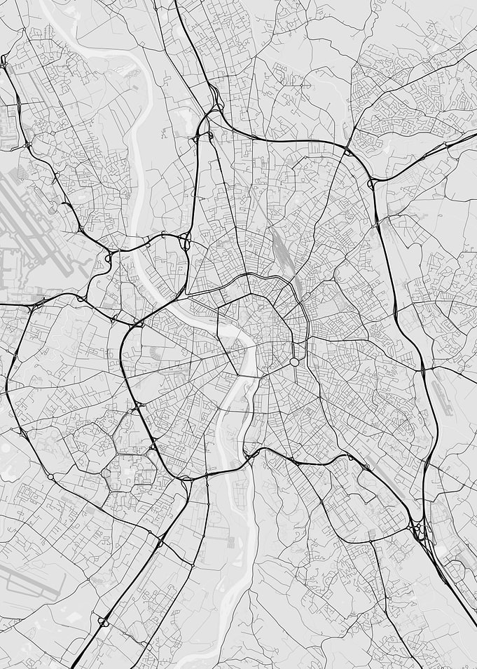 Toulouse France Map
